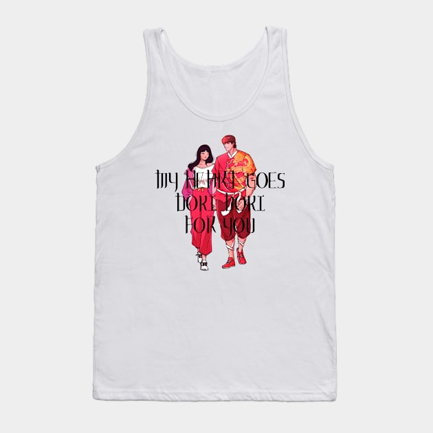 My Heart Goes Doki Doki For You Tank Top by Furious Designs